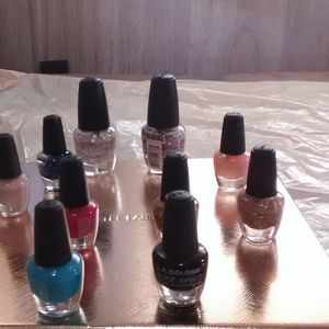 Fingernail polish and cosmetic bag